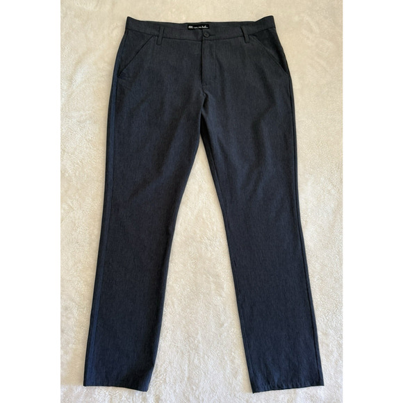 TRAVIS MATHEW Flat Front Stretch Lightweight Golf Pants Mens 36X32 Charcoal Gray - Picture 1 of 8